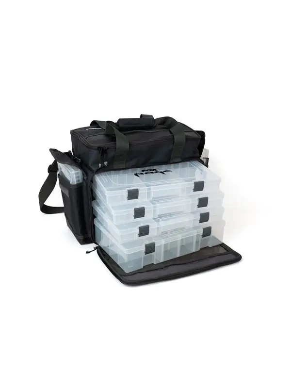 Geanta Spinning Fox Rage Medium Stacker + 6 Cutii Pentru Naluci Nu rata