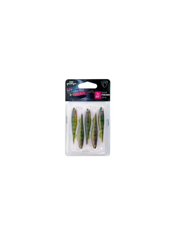 Fox Rage, Gume Artificiale, Ultra UV Stickleback Disponibil imediat