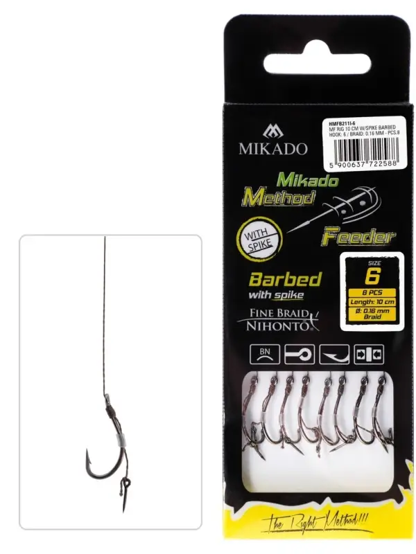 Cel mai bun preț Mikado Rig Method Feeder With Spike (8buc/plic)