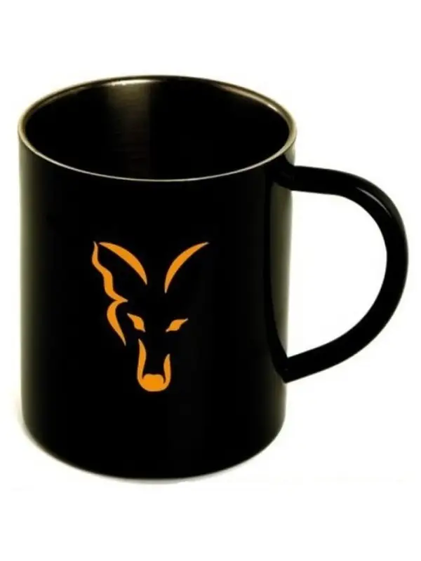 Super ofertă Cana Fox Stainless Black Mug XL, 400ml