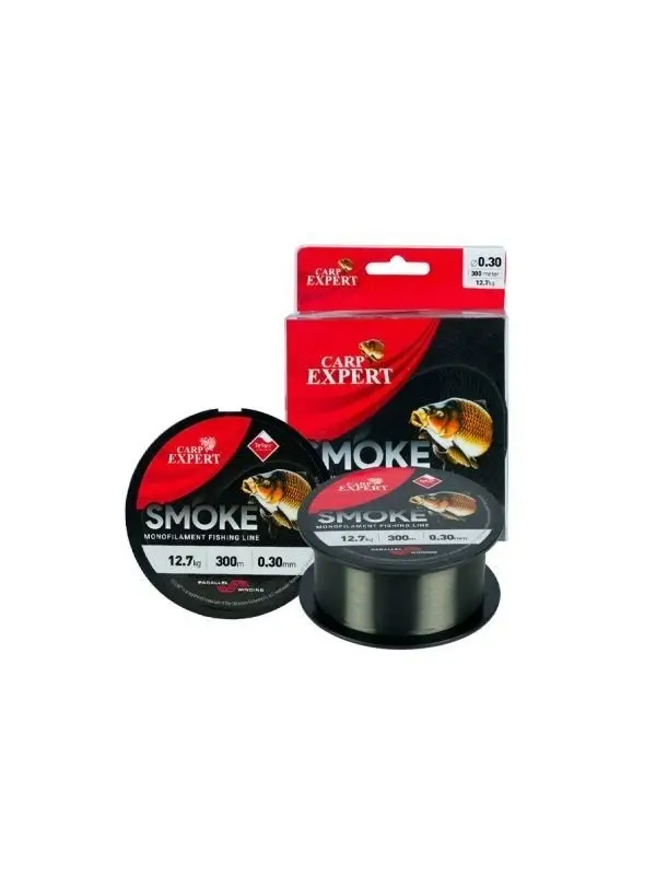 Carp Expert, Fir Monofilament, Smoke Dark Grey, (300;1000m) Premium