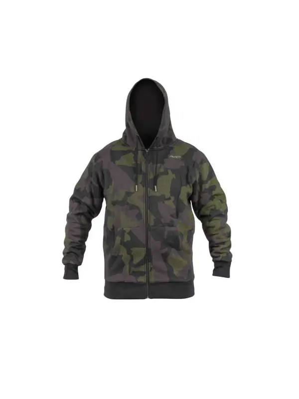 Doar azi Avid Carp, Hanorac Trening, Distorsion Camo, Cu fermoar