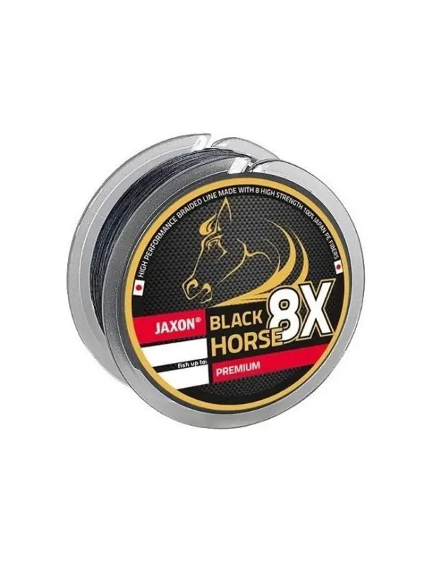 Retur ușor Fir Textil, Jaxon, Black Horse 8x, 10 metri
