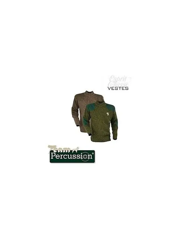 Ofertă limitată Percussion, Pulover cu Broderie, Kaki