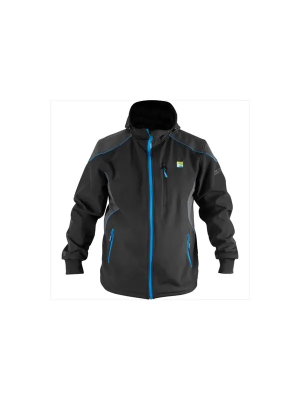 Preston, Jacheta SoftShell, Blue/Black Ofertă specială