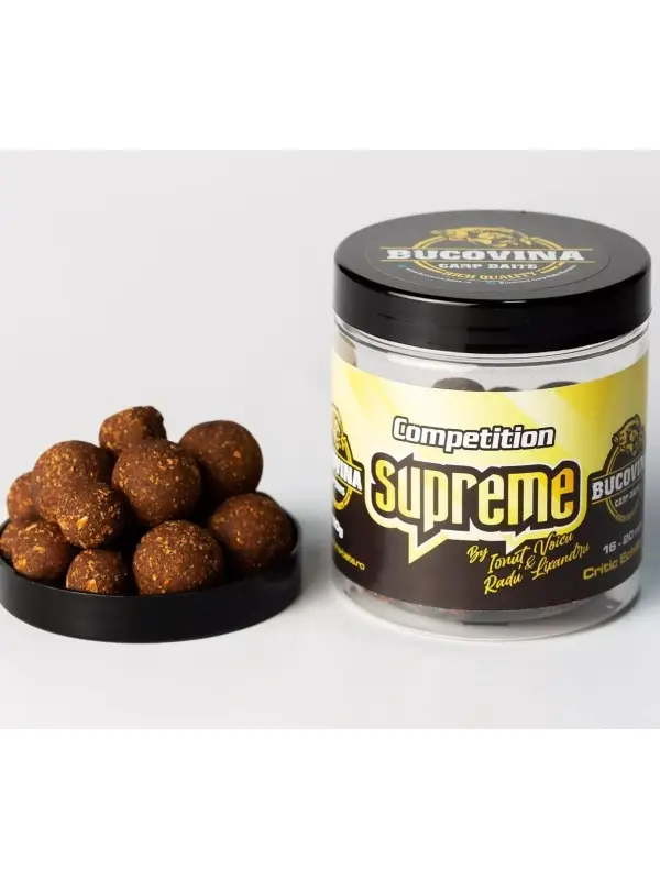 Plată securizată Bucovina Baits, Boilies de Carlig, Critic Echilibrat, 16-20 mm, 120 g