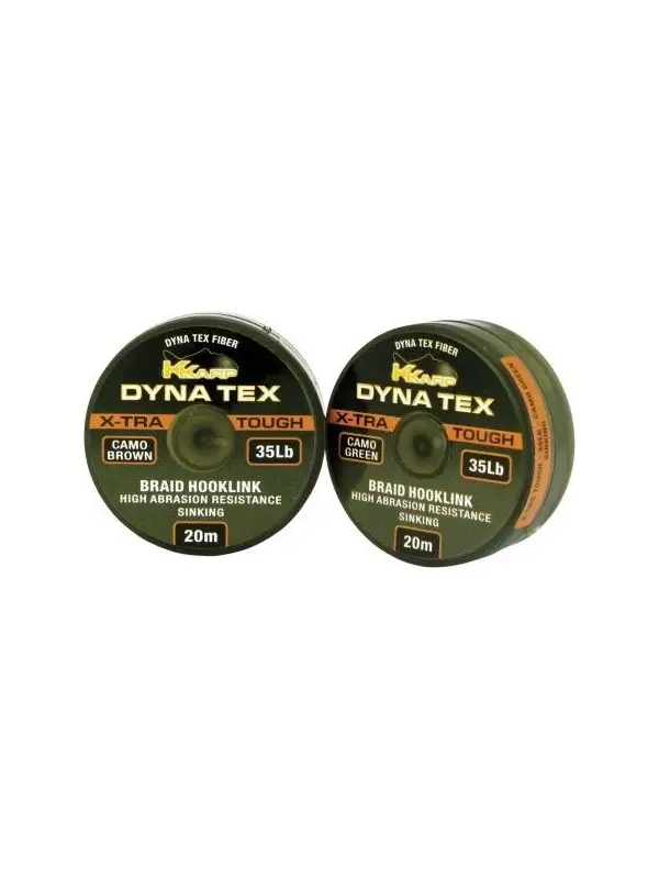 Preț promoțional Fir textil K-Karp - DynaTex X-Tra Tough Camo Brown 20m/45Lb