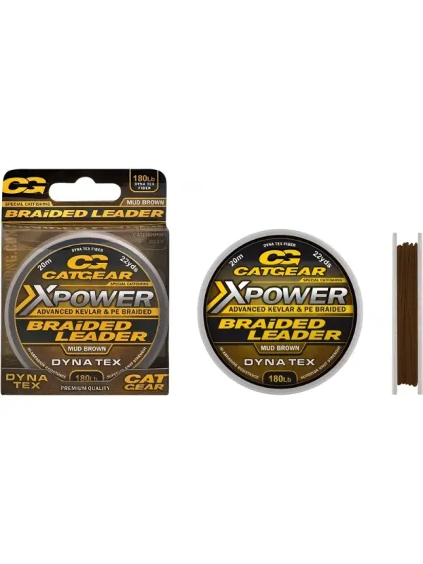Catgear Fir Inaintas Textil PE + Kevlar X-Power 0,80mm / 82 kg / 20mt Cumpărături sigure
