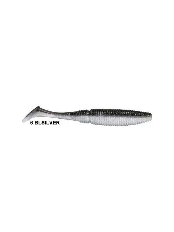 Rapture, Power Shad Dual - Black Silver 7,5 cm Super ofertă