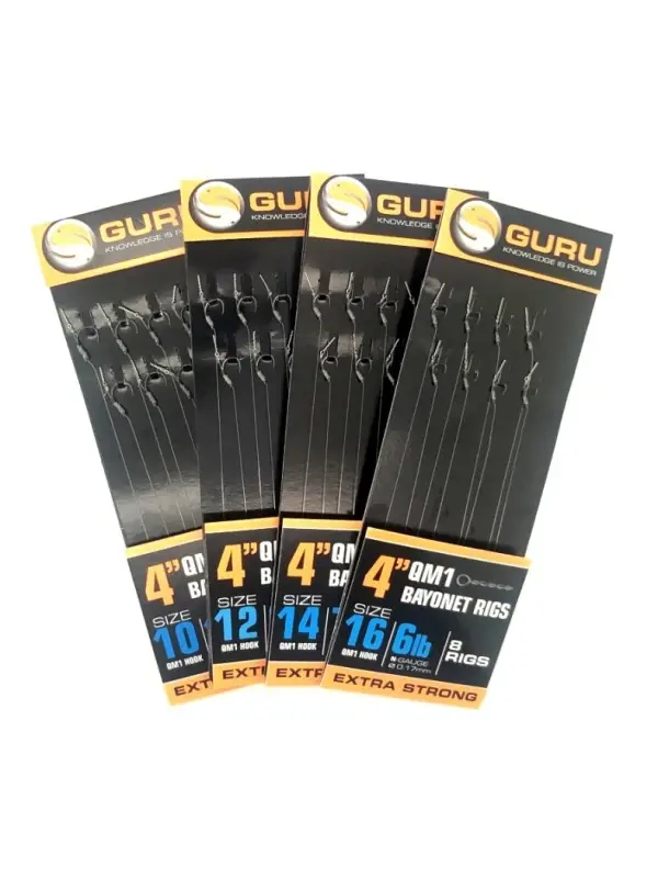 Montura Bayonets, Guru, Carlig QM1, Nr.14/0.19 mm/10 cm/8 buc. Preț promoțional