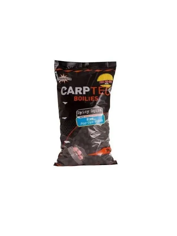 Dynamite Baits Boilies 15mm/2kg. Carp Tec Spicy Squid Ofertă