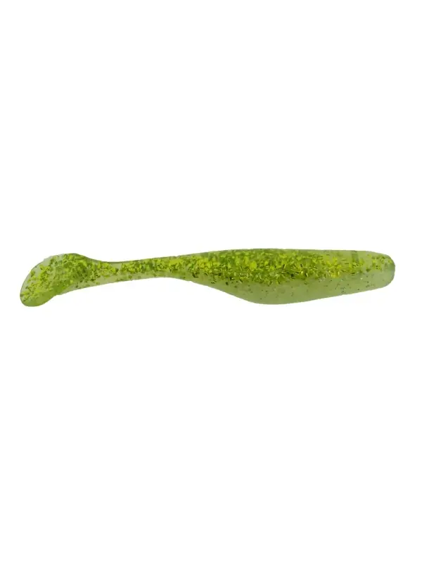 Bass Assassin Turbo Shad 10cm/10buc - Chartreuse Diamond Expediere rapidă