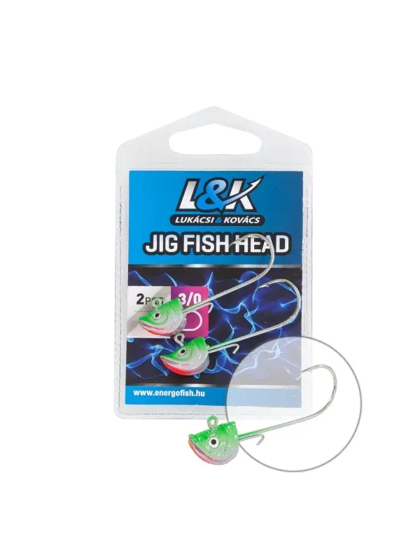 Discount Jig Head L&K Fish Head Nr. 3/0, 6g