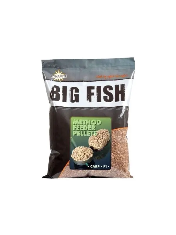 Retur ușor Dynamite Baits Pelete Big Fish Method Feeder 2 mm/1.8 kg. Carp F1