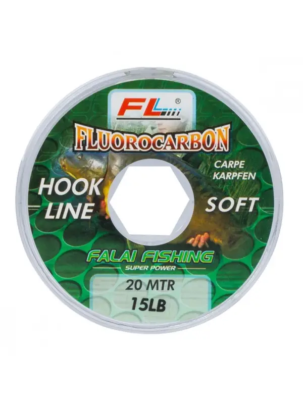 FL, Fir Fluorocarbon Soft, 10 lb. - 20mt. Retur ușor