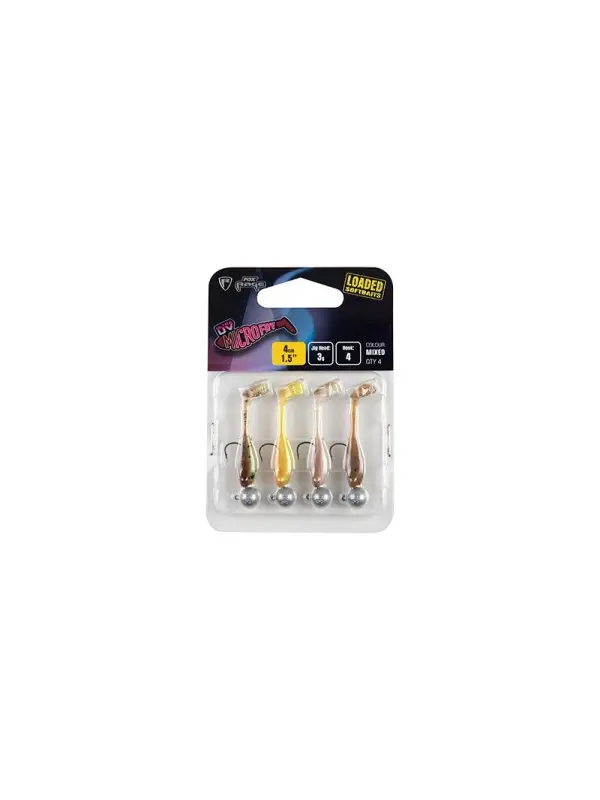 Fox Rage, Mix Shaduri, Jig Micro Fry, 4cm/4buc Bestseller