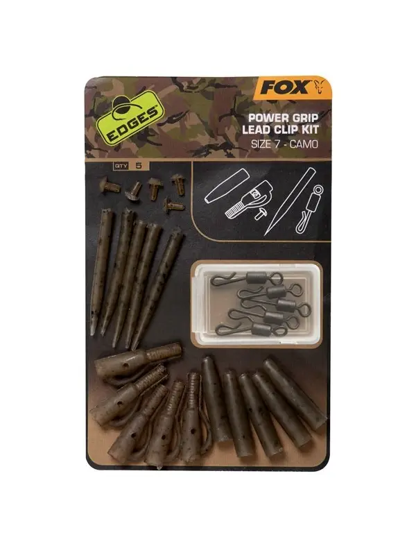 Fox, Edges, Kit Plumb Pierdut, Power Grip, Camo, Nr.7 Expediere rapidă