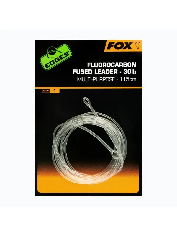 Fox, Montura Flurocarbon, Fused Leader, 30lb/115cm. Ultima șansă