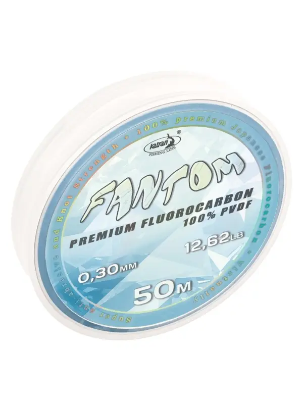 Ofertă limitată Katran, Fir Fluorocarbon 100% Fantom