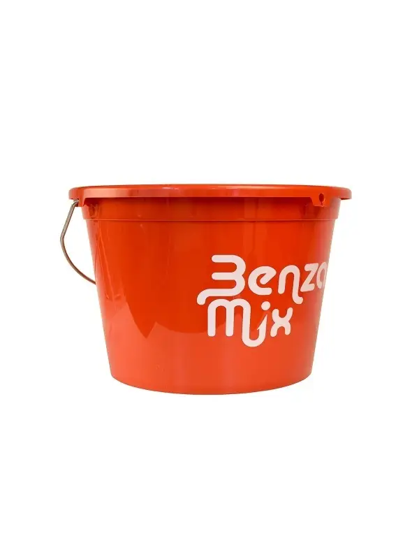 Benzar Mix, Galeata 18lt, Lighean 5lt. si Capac, Rosu Super ofertă