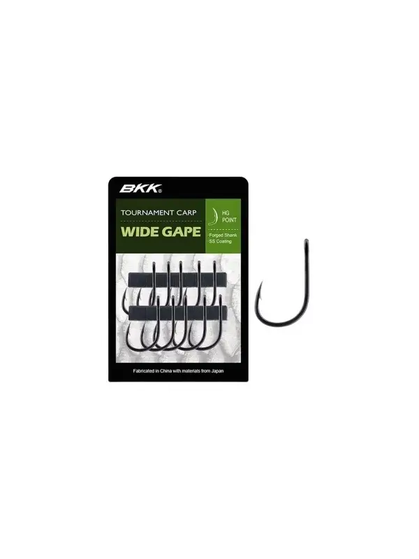 BKK Carlige Wide Gape, 10 buc. Doar azi