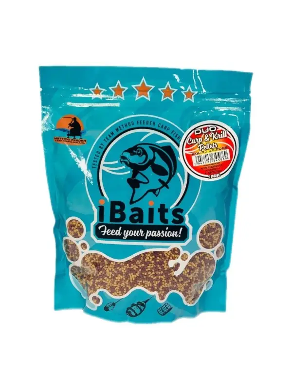 Plată securizată IBaits, Pellets Duo, 800gr