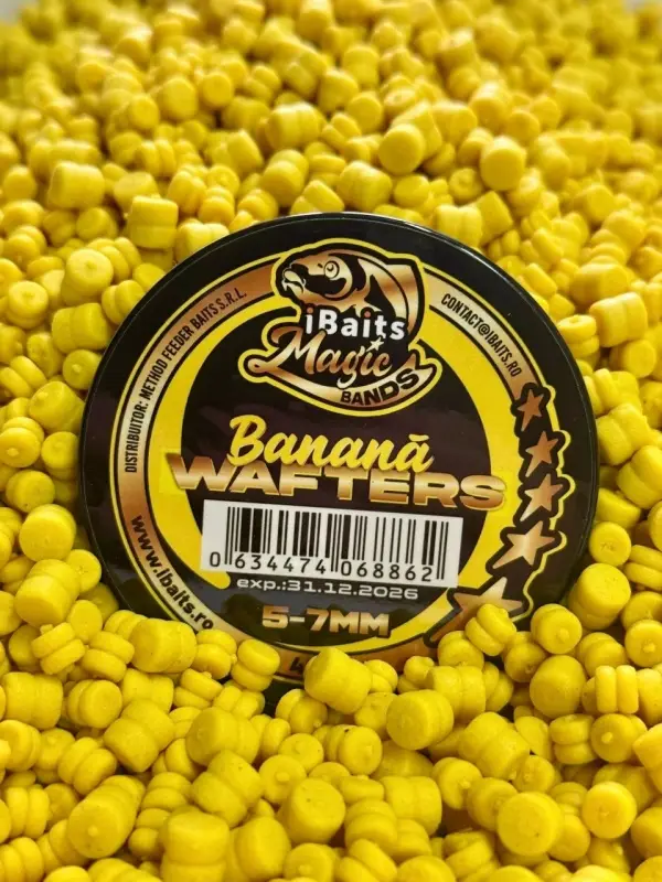 Calitate înaltă IBaits, Wafters Magic Bands, 5-7 mm