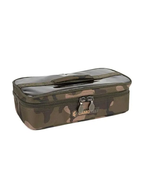 Fox, Geanta, 12 Recipiente Camolite, Hookbait Case, 33x17x10cm. Lichidare de stoc