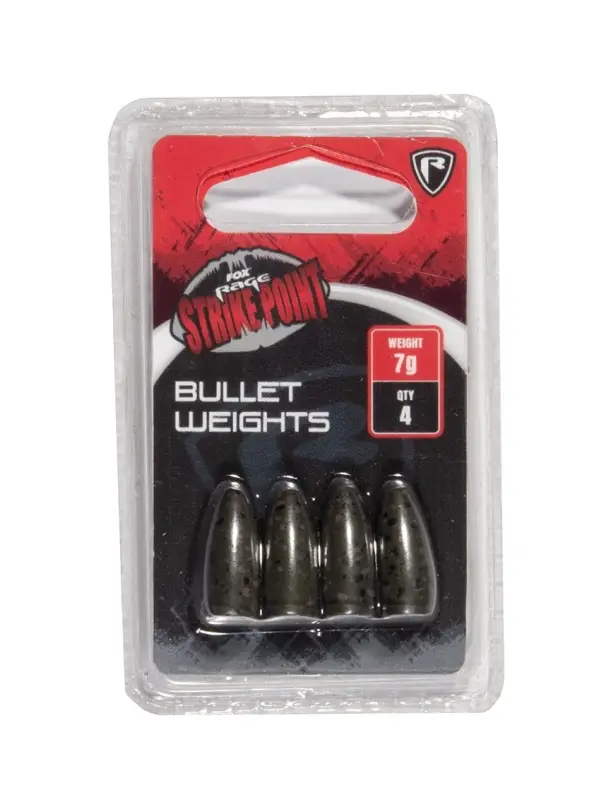 Transport gratuit Fox Rage, Plumb Drop Shot, Bullet Weights