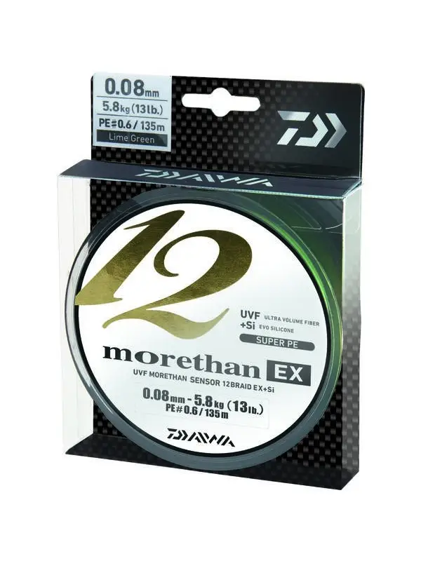 Daiwa, Fir Textil Morethan, X12 EX+SI Lime Discount