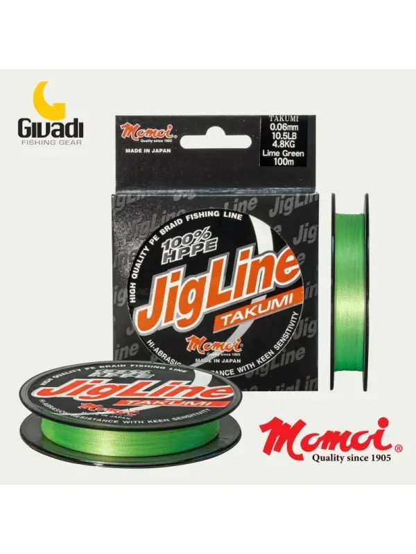 Momoi, Fir Textil, Jigline Takumi, Lime Green, 100 metri Vezi acum