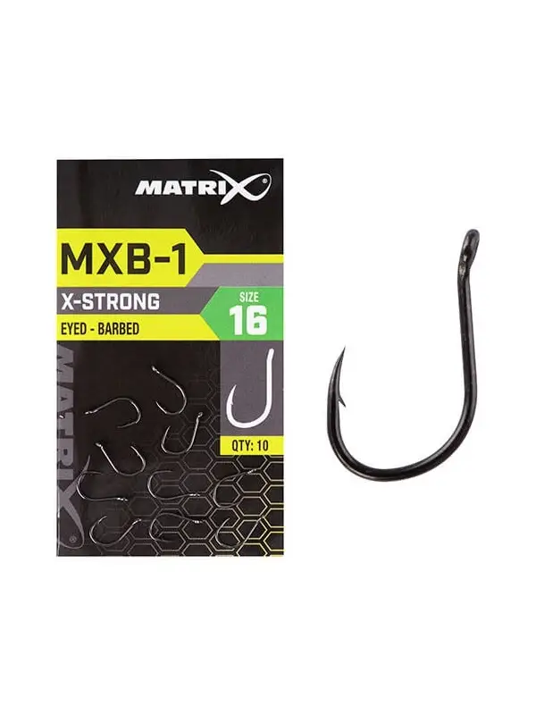 Lichidare de stoc Matrix, Carlige MXB-1, Cu Ochet, 10 buc.