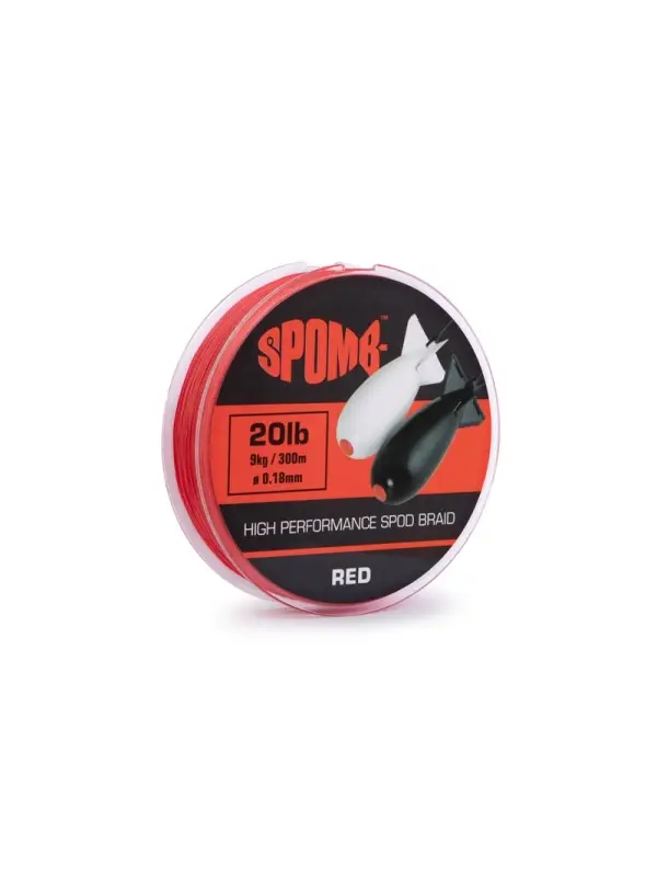 Spomb, Fir Textil, 0.18mm/300mt, Rosu Ultima șansă