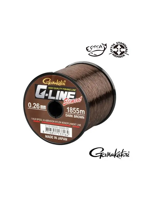 Cel mai vândut Gamakatsu, Fir G-Line, Element Dark Brown