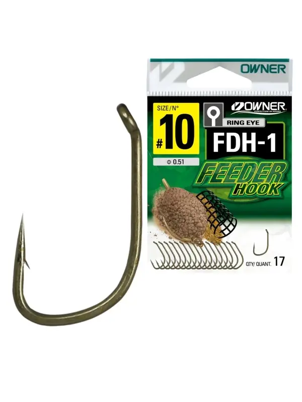 Super ofertă Carlige Owner FDH-1 Amano Tenkara w/Eye Brown