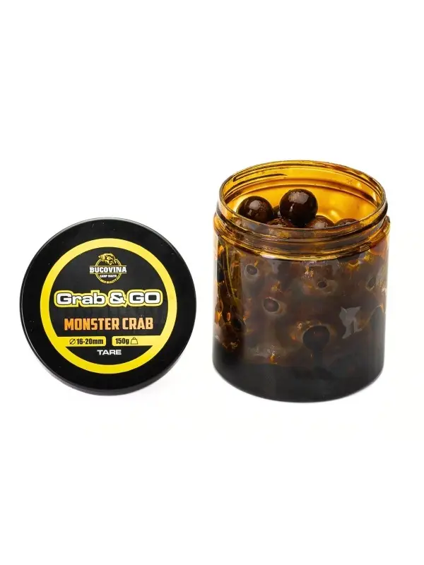 Bucovina Baits Boilies Grab & Go, Tare, 16-20 mm., 150 gr Mai ieftin
