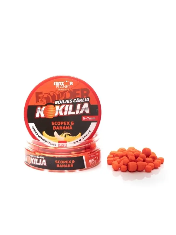 Preț mic Senzor Boilies de Cârlig Kokilia Method Feeder, 5-7mm, 30 gr.