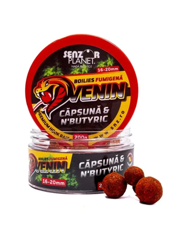 Senzor Boilies Venin, Fumigena, 16-20 mm, 200 gr. Pt. Carlig Livrare expres