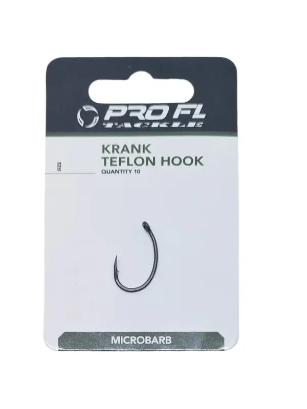 Preț redus Pro FL, Carlige Krank Teflonate, 10 buc/pac