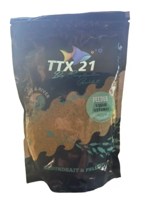 Disponibil imediat TTX21 Nada Feeder 900 gr. Squid-Usturoi