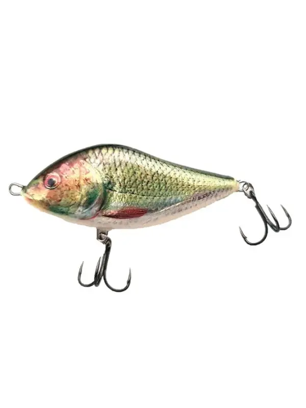 Noutate Salmo, Vobler Slider, GER - Green Roach, Floating / Sinking, 5; 7cm