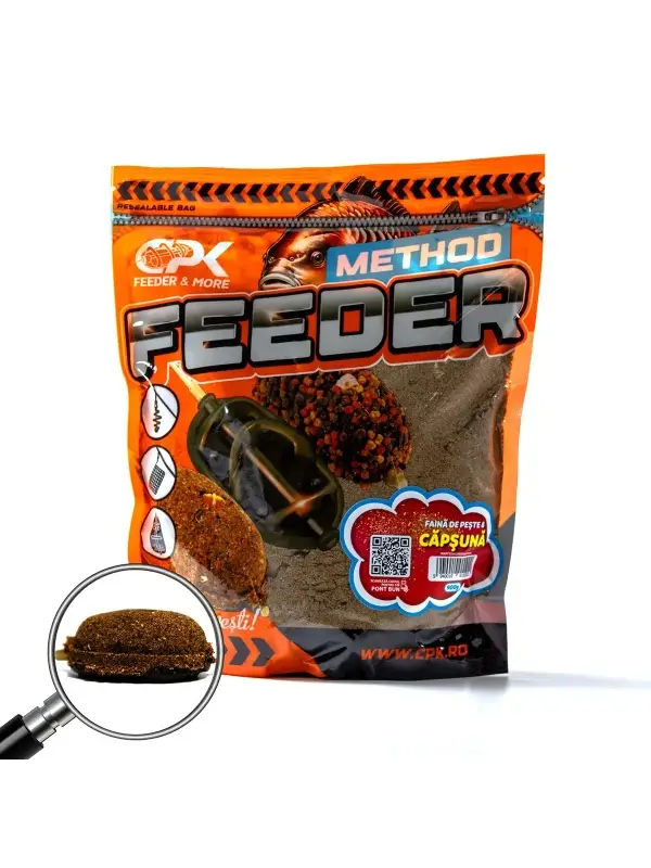 CPK Nada Groundbait Method Feeder 900 gr. Faina De Peste Preț promoțional