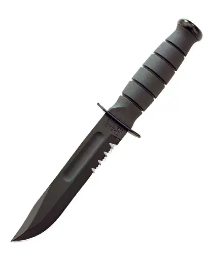 KA-BAR Short Serrated Kydex Retur ușor