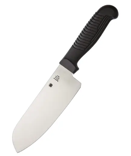 Preț promoțional Spyderco Santoku Plain Black SCK08PBK