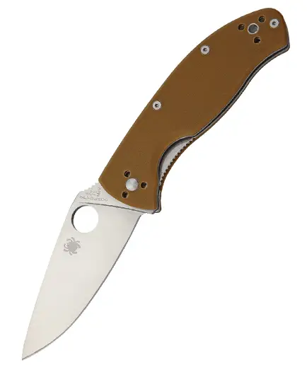 Spyderco Tenacious Brown G10 Plain SC122GPBN Ieftin