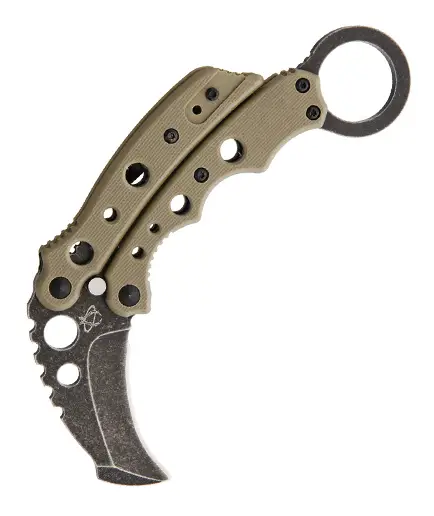 Mantis Vuja De Karambit Desert Tan MANMK4DTSW Transport gratuit