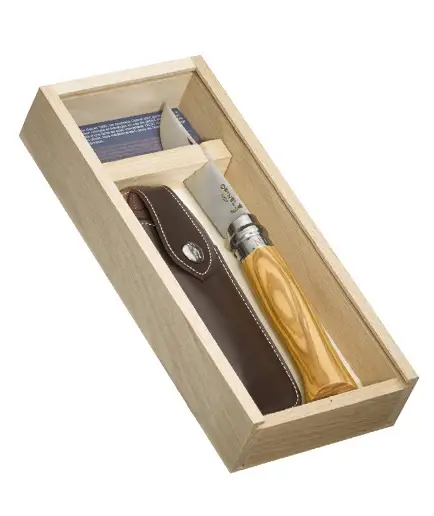 Promoție Opinel VRI 8 oliva teaca/box