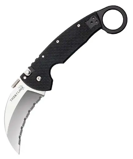 Cold Steel Tiger Claw Lockback Serrated Ofertă de sezon