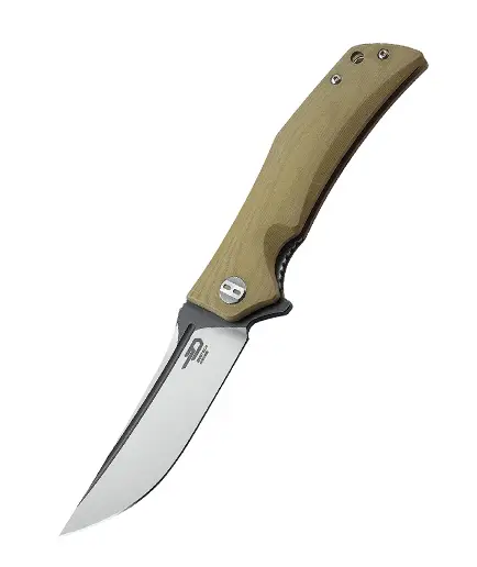 Super ofertă Bestech Scimitar G10 Linerlock Beige BTKG05C2