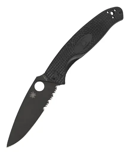 Spyderco Resilience Linerlock Black SC142PSBBK Reduceri